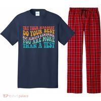 Try Your Hardest Do Your Best Teacher Te Day Pajama Set thumb 0