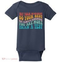 Try Your Hardest Do Your Best Teacher Te Day Baby Bodysuit thumb 0