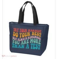 Try Your Hardest Do Your Best Teacher Te Day Tote Bag thumb 3