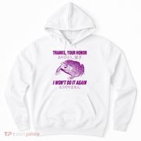 Thanks Your Honor I WonT Do It Again Frog Hoodie thumb 0