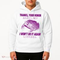 Thanks Your Honor I WonT Do It Again Frog Hoodie thumb 2