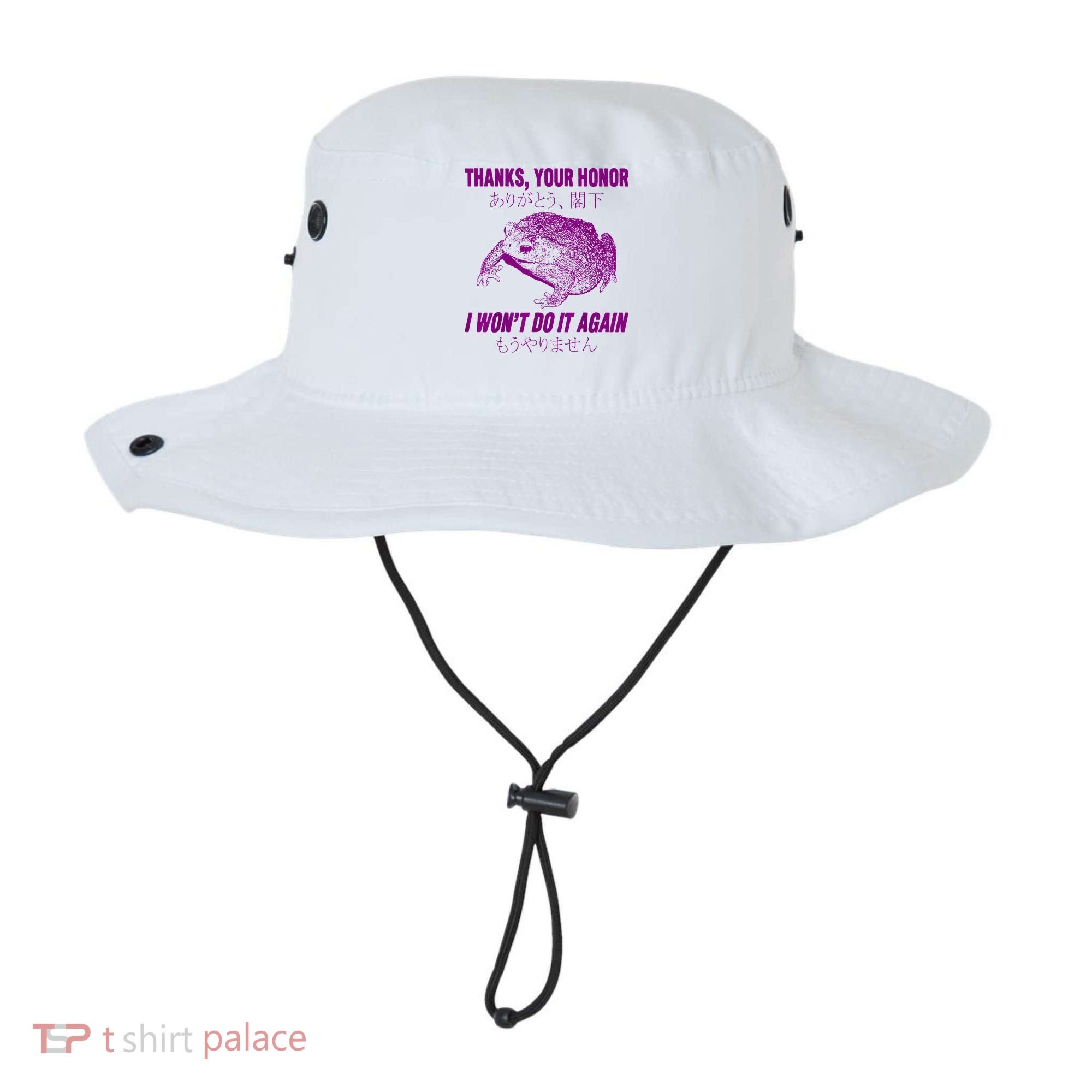 Thanks Your Honor I WonT Do It Again Frog Bucket Hat
