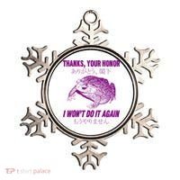 Thanks Your Honor I WonT Do It Again Frog Ornament thumb 0