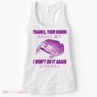 Thanks Your Honor I WonT Do It Again Frog Women's Tank Top thumb 0