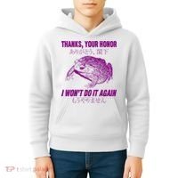 Thanks Your Honor I WonT Do It Again Frog Kids Hoodie thumb 4
