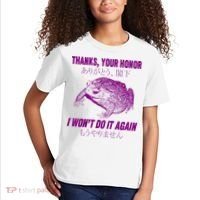 Thanks Your Honor I WonT Do It Again Frog Kids T-Shirt thumb 2