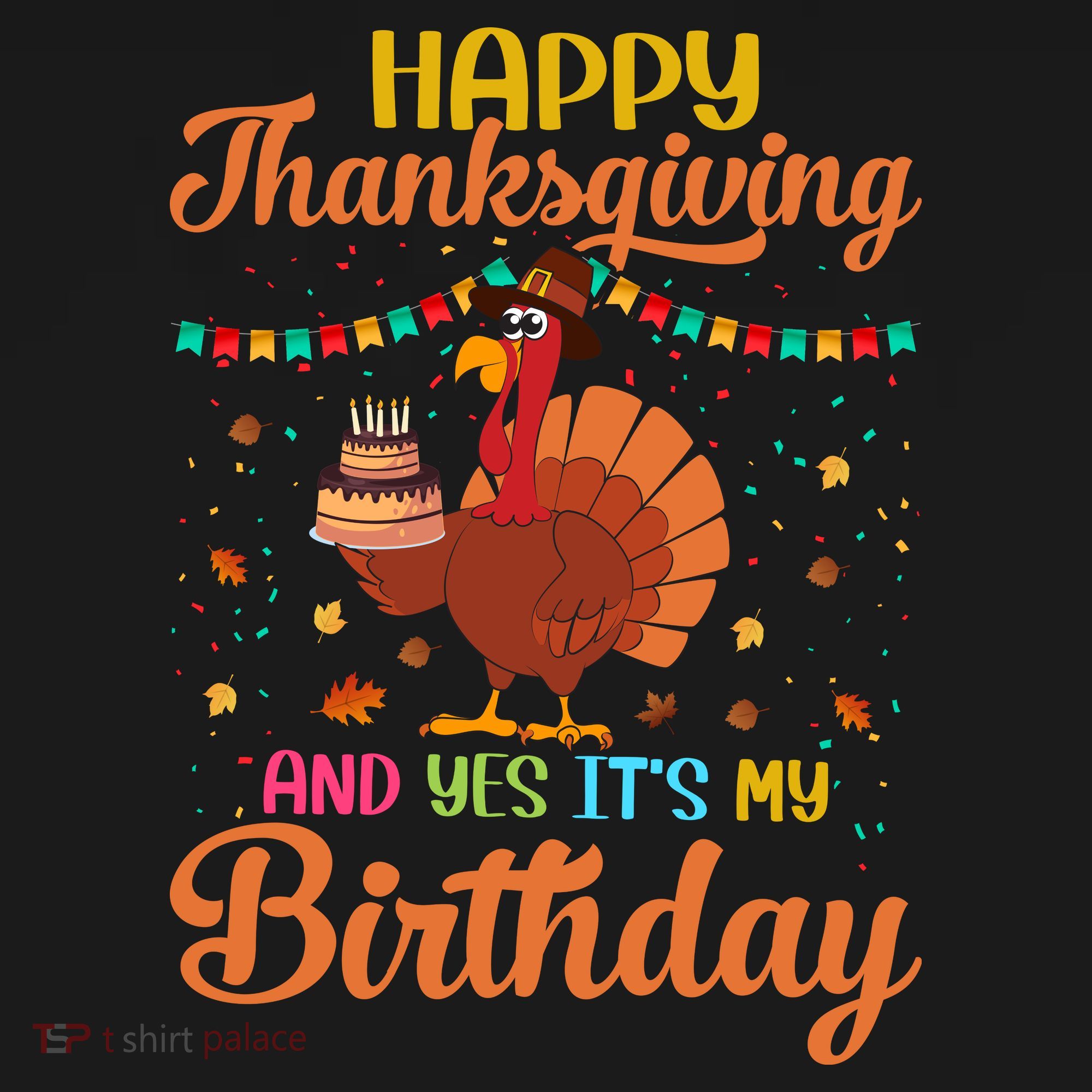 Thanksgiving Yes It's My Birthday Women's Hoodie