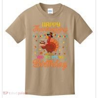 Thanksgiving Yes It's My Birthday Kids T-Shirt thumb 0