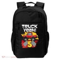 Truck Yeah Im 5 Funny Gift Backpack thumb 0
