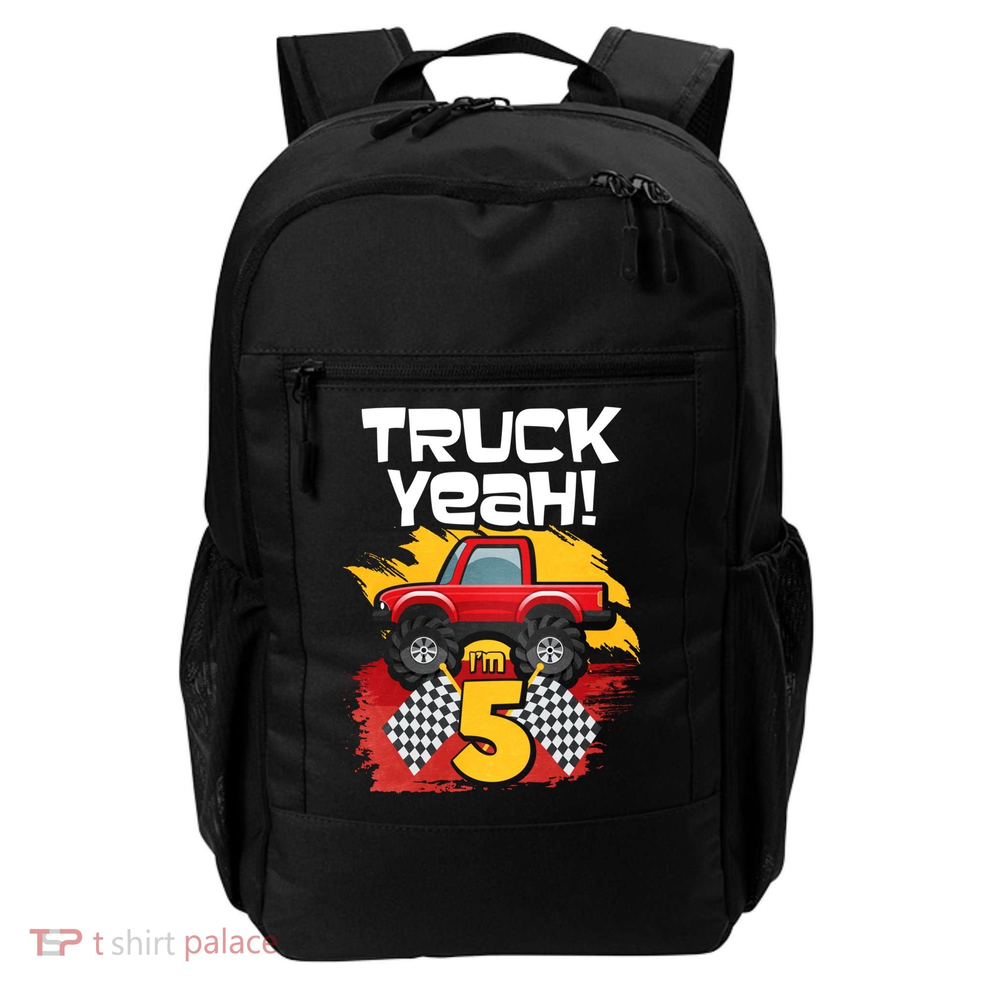 Truck Yeah Im 5 Funny Gift Backpack