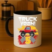 Truck Yeah Im 5 Funny Gift Coffee Mug thumb 4