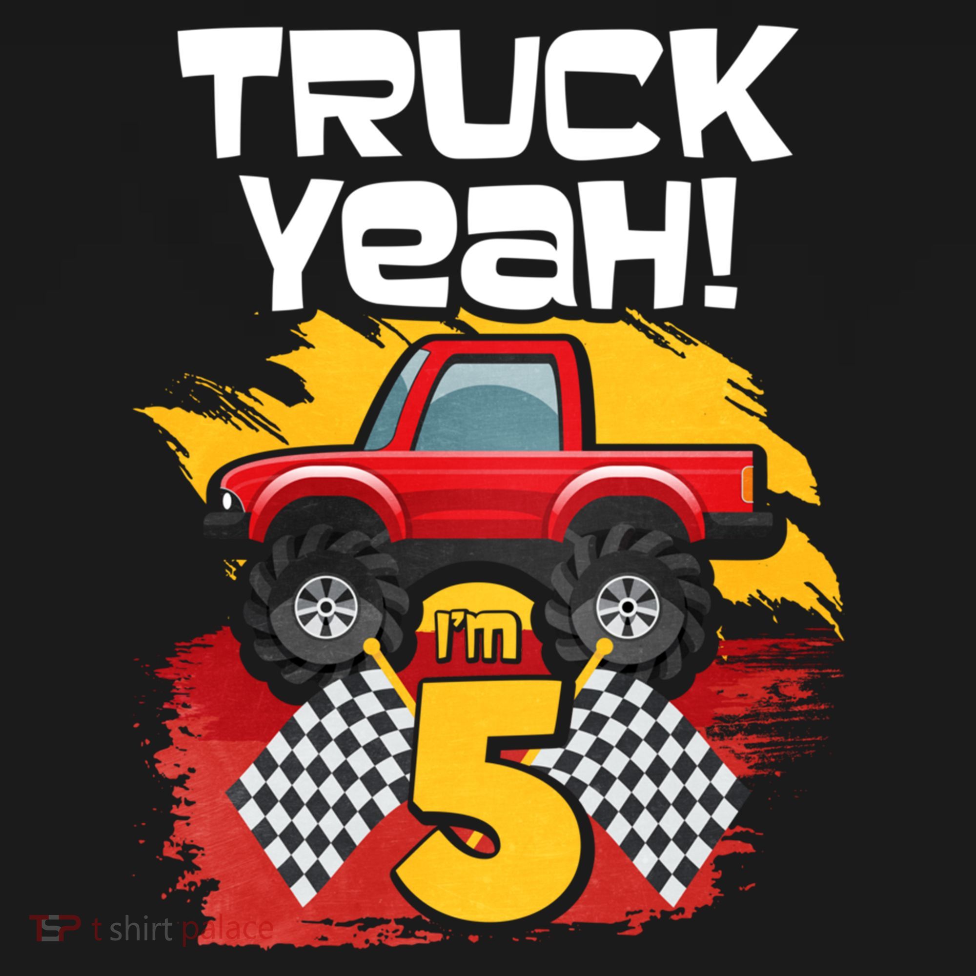 Truck Yeah Im 5 Funny Gift Pajama Set