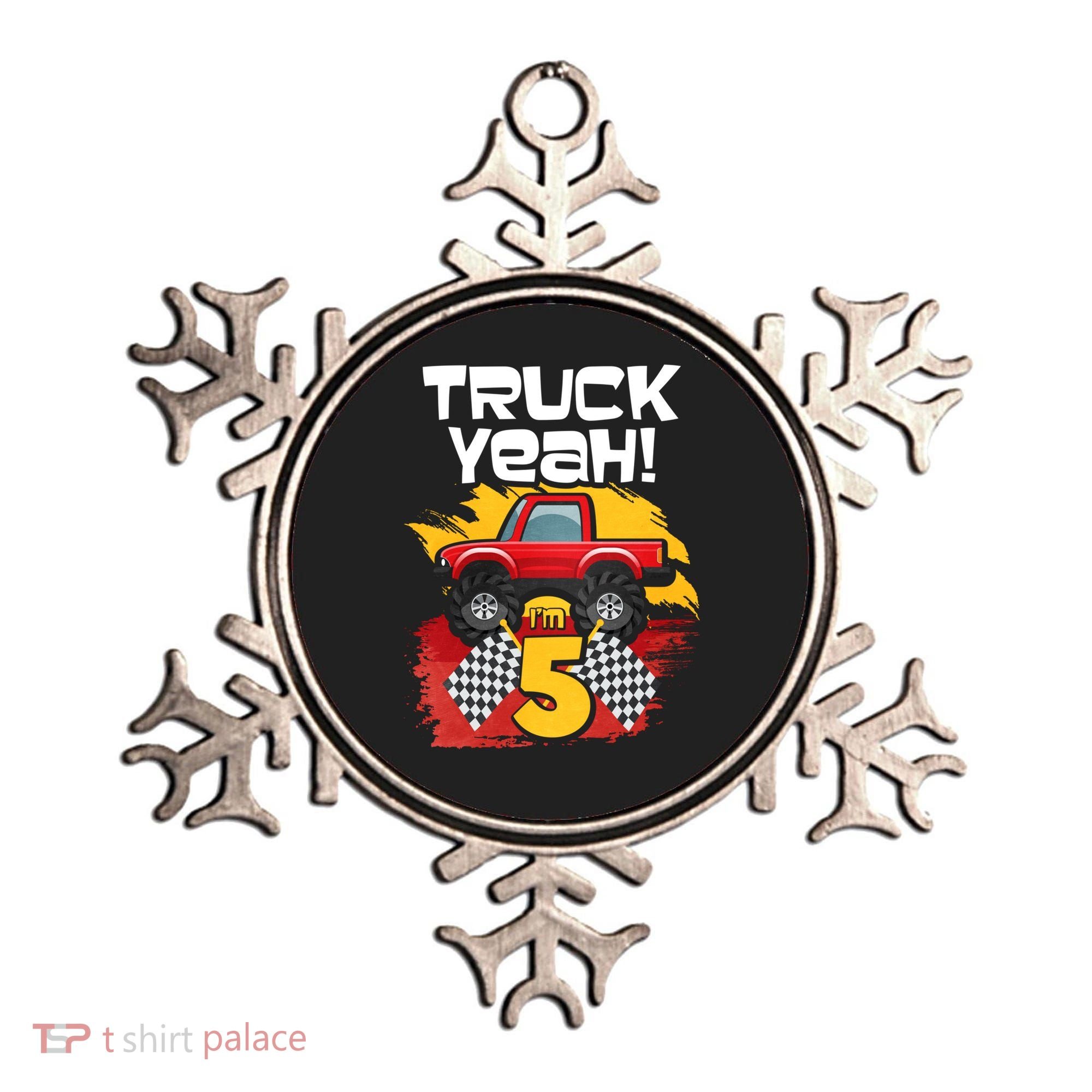 Truck Yeah Im 5 Funny Gift Ornament