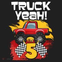 Truck Yeah Im 5 Funny Gift Hat thumb 2