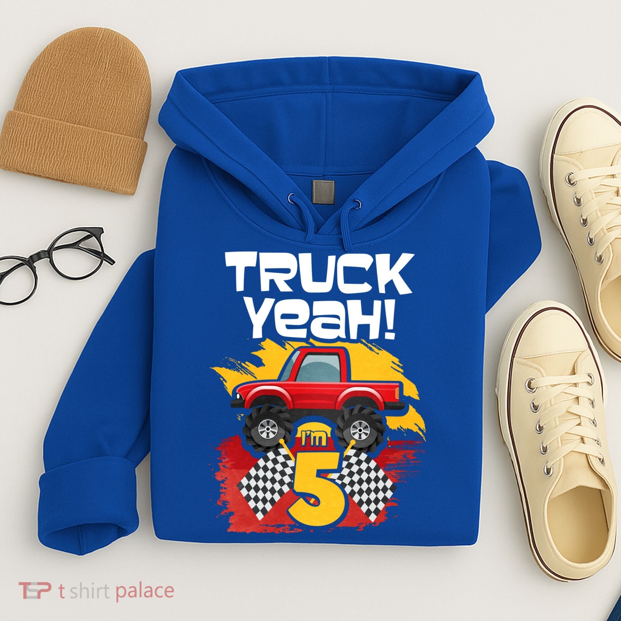 Truck Yeah Im 5 Funny Gift Hoodie