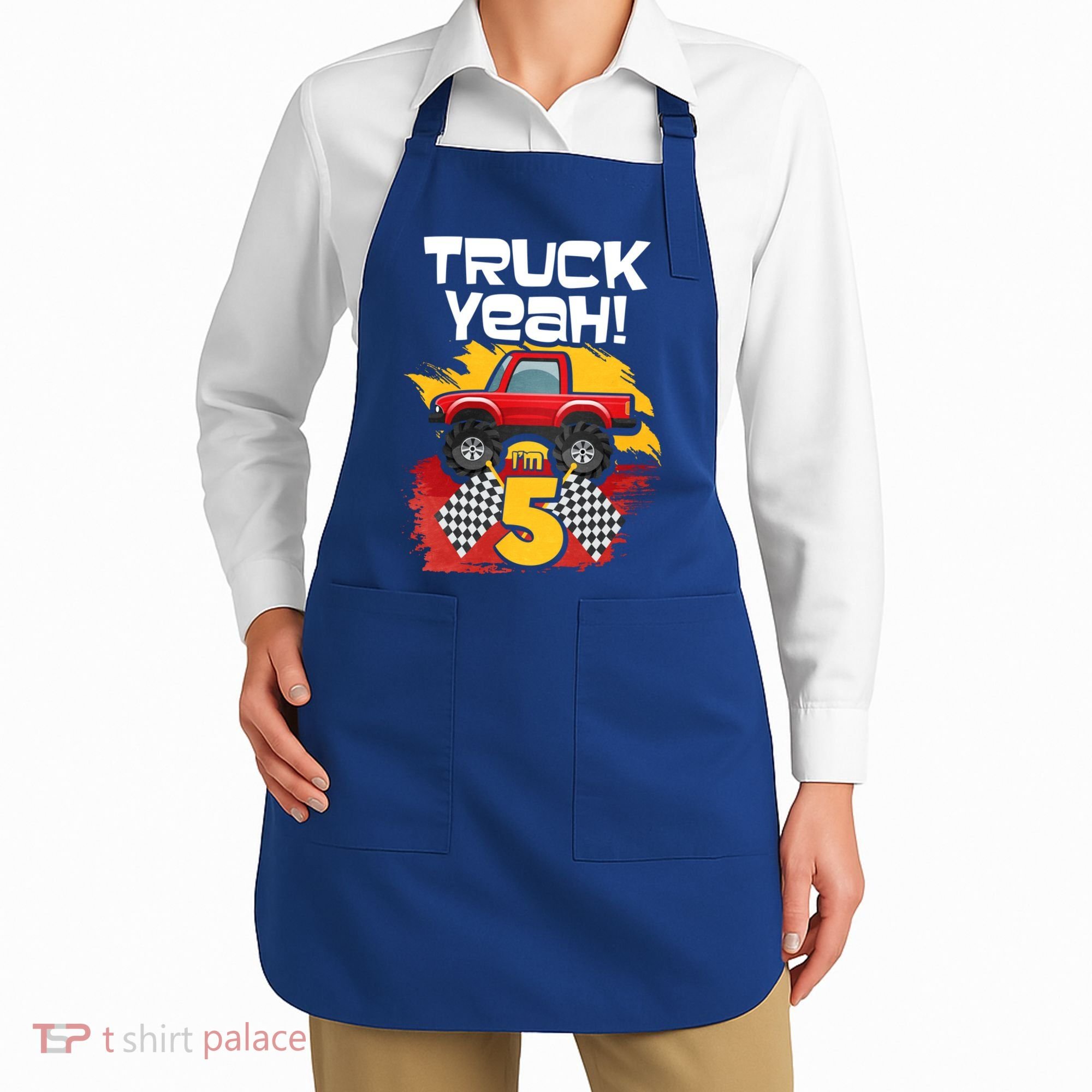 Truck Yeah Im 5 Funny Gift Apron
