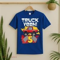 Truck Yeah Im 5 Funny Gift T-Shirt thumb 2