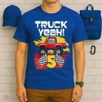 Truck Yeah Im 5 Funny Gift T-Shirt thumb 6