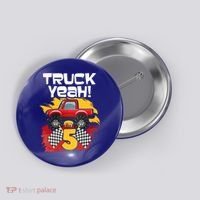Truck Yeah Im 5 Funny Gift Button thumb 0