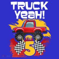 Truck Yeah Im 5 Funny Gift Coaster thumb 2