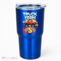 Truck Yeah Im 5 Funny Gift Tumbler thumb 0