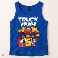Truck Yeah Im 5 Funny Gift Tank Top thumb 2