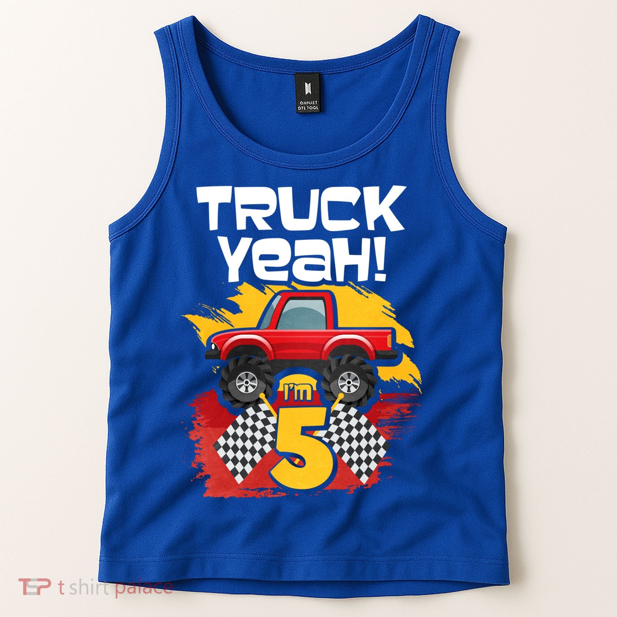 Truck Yeah Im 5 Funny Gift Tank Top