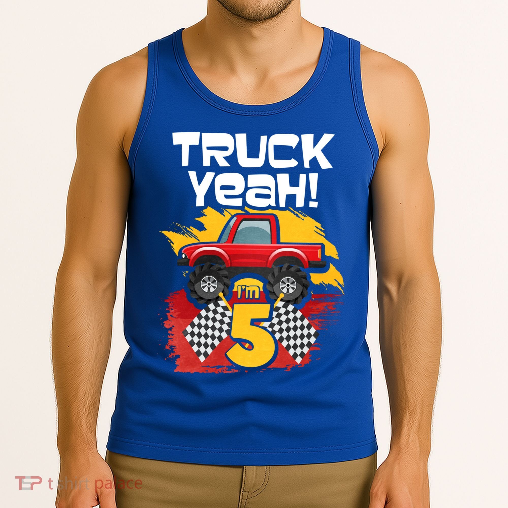 Truck Yeah Im 5 Funny Gift Tank Top