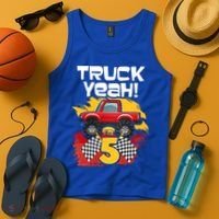 Truck Yeah Im 5 Funny Gift Tank Top thumb 4