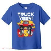 Truck Yeah Im 5 Funny Gift Toddler T-Shirt thumb 0