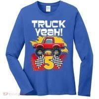 Truck Yeah Im 5 Funny Gift Women's Long Sleeve Shirt thumb 0