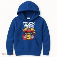 Truck Yeah Im 5 Funny Gift Kids Hoodie thumb 0