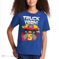 Truck Yeah Im 5 Funny Gift Kids T-Shirt thumb 2