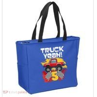 Truck Yeah Im 5 Funny Gift Tote Bag thumb 2