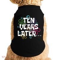 Ten Years Later Funny Meme 10 Years Old 10th Birthday Party Doggie Tank thumb 0