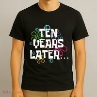 Ten Years Later Funny Meme 10 Years Old 10th Birthday Party T-Shirt thumb 3
