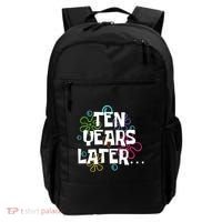 Ten Years Later Funny Meme 10 Years Old 10th Birthday Party Backpack thumb 0
