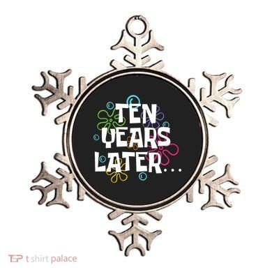 Ten Years Later Funny Meme 10 Years Old 10th Birthday Party Ornament