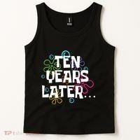 Ten Years Later Funny Meme 10 Years Old 10th Birthday Party Tank Top thumb 2