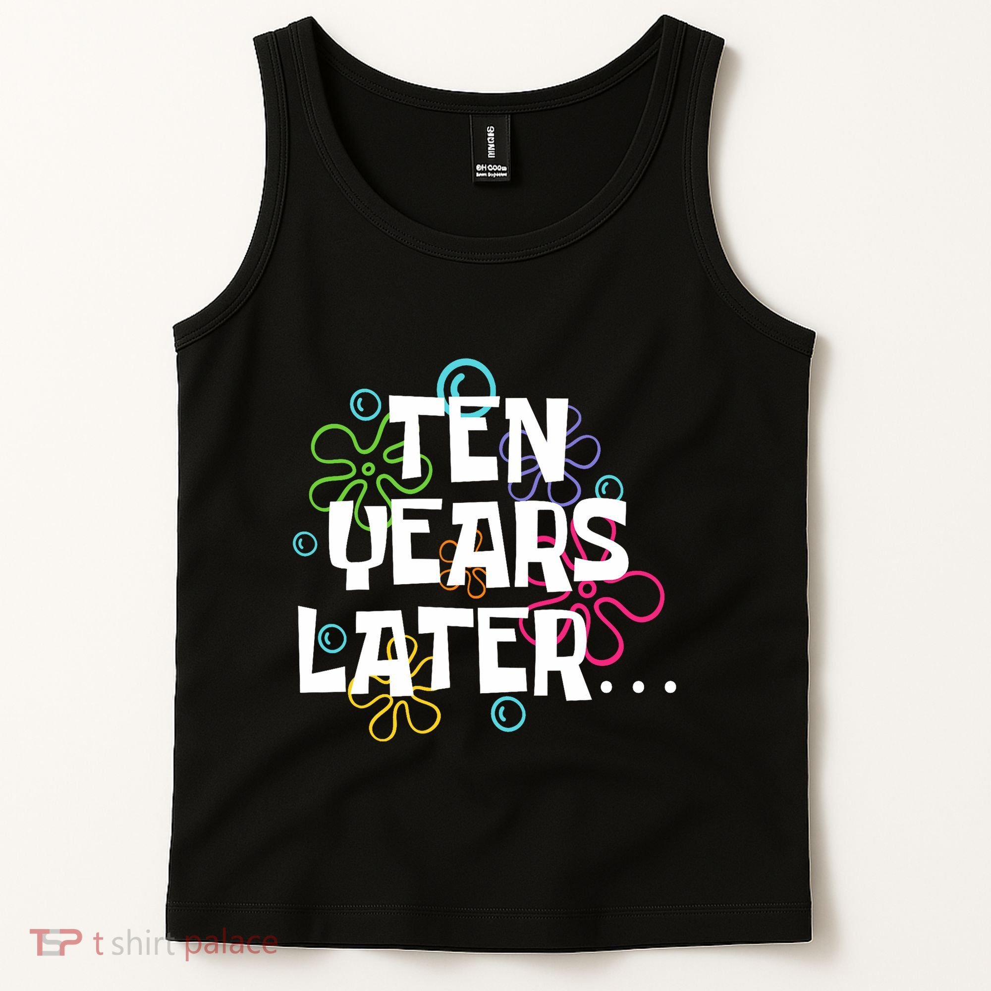 Ten Years Later Funny Meme 10 Years Old 10th Birthday Party Tank Top