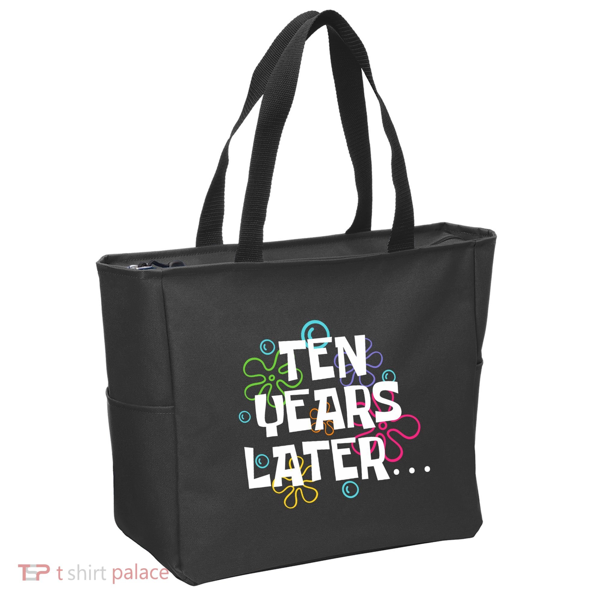 Ten Years Later Funny Meme 10 Years Old 10th Birthday Party Tote Bag