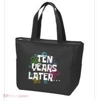 Ten Years Later Funny Meme 10 Years Old 10th Birthday Party Tote Bag thumb 3