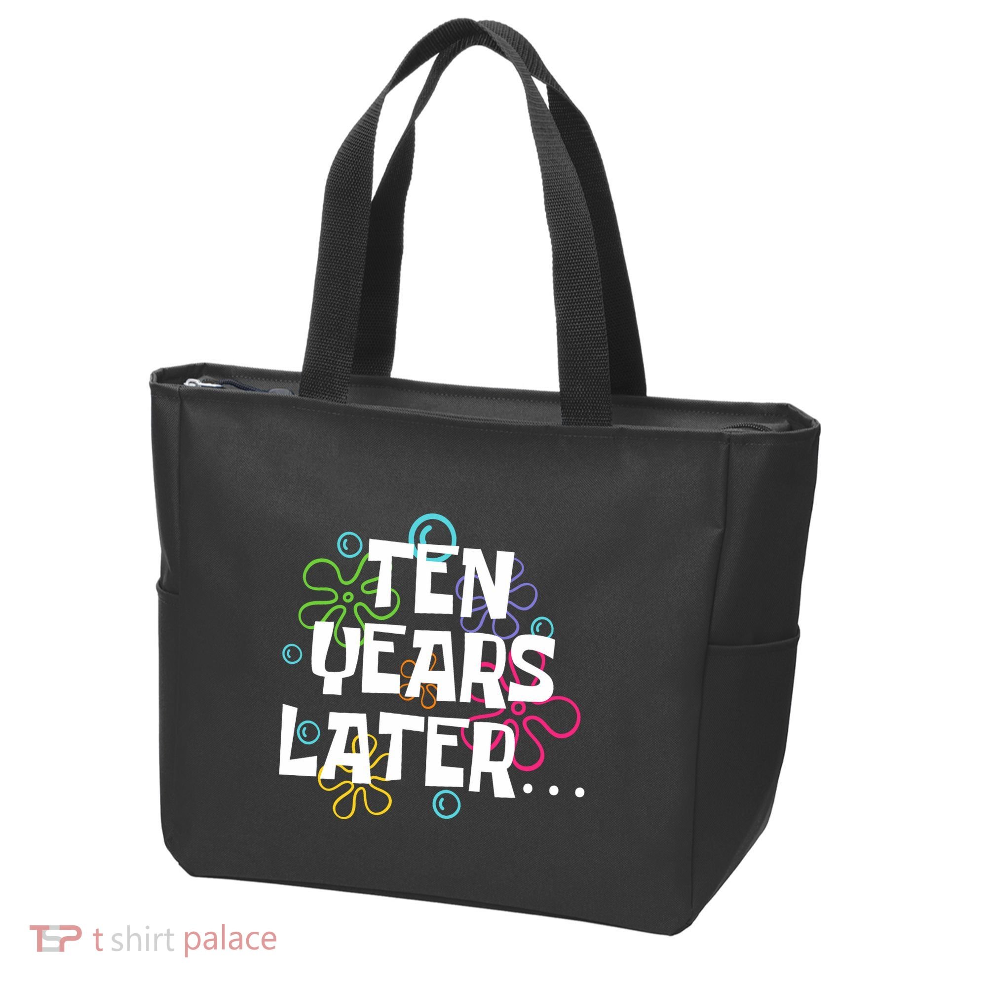 Ten Years Later Funny Meme 10 Years Old 10th Birthday Party Tote Bag