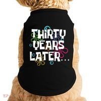 Thirty Years Later Funny 30 Year Old 30th Birthday Party Doggie Tank thumb 0