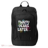 Thirty Years Later Funny 30 Year Old 30th Birthday Party City Backpack thumb 0
