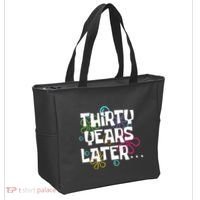 Thirty Years Later Funny 30 Year Old 30th Birthday Party Tote Bag thumb 2
