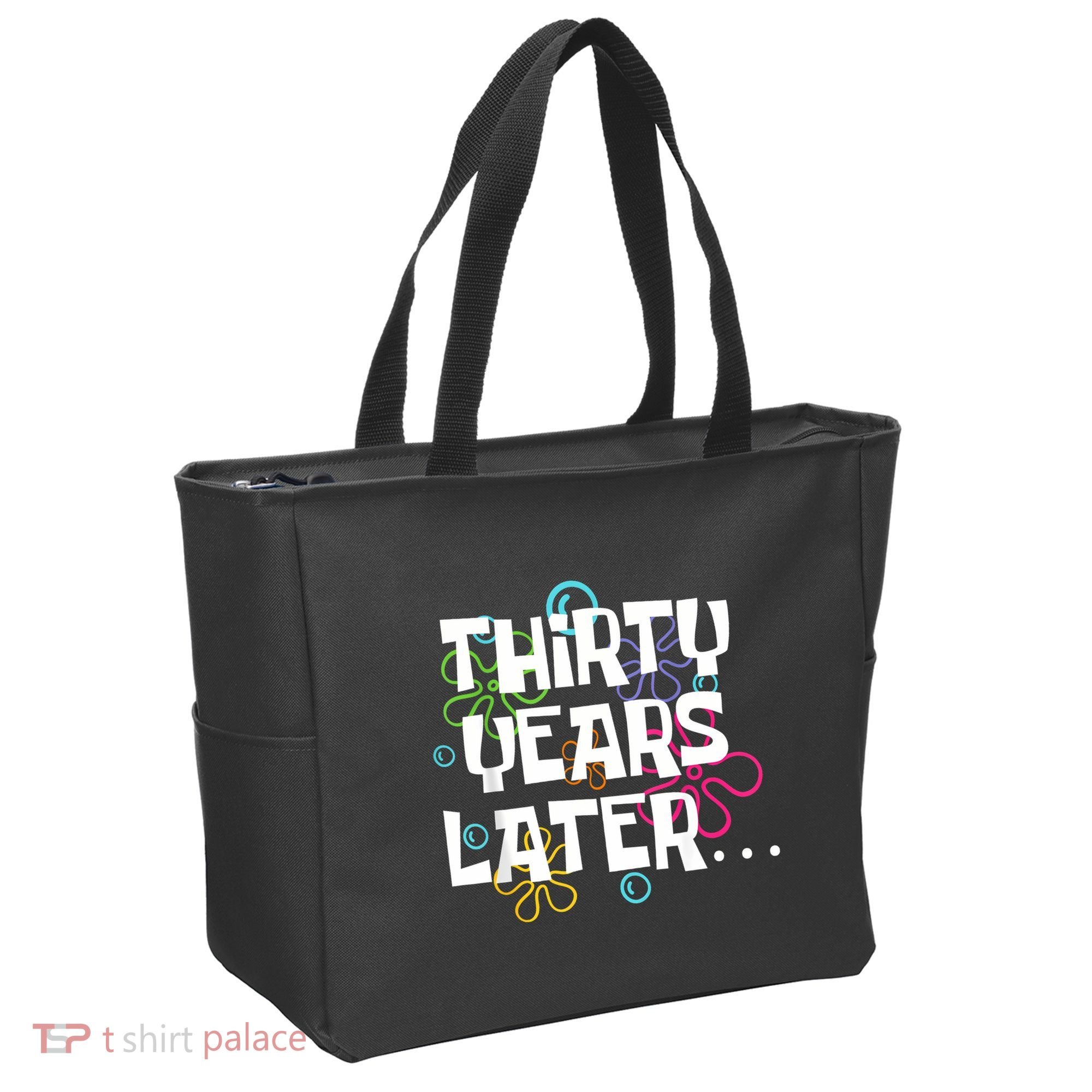 Thirty Years Later Funny 30 Year Old 30th Birthday Party Tote Bag
