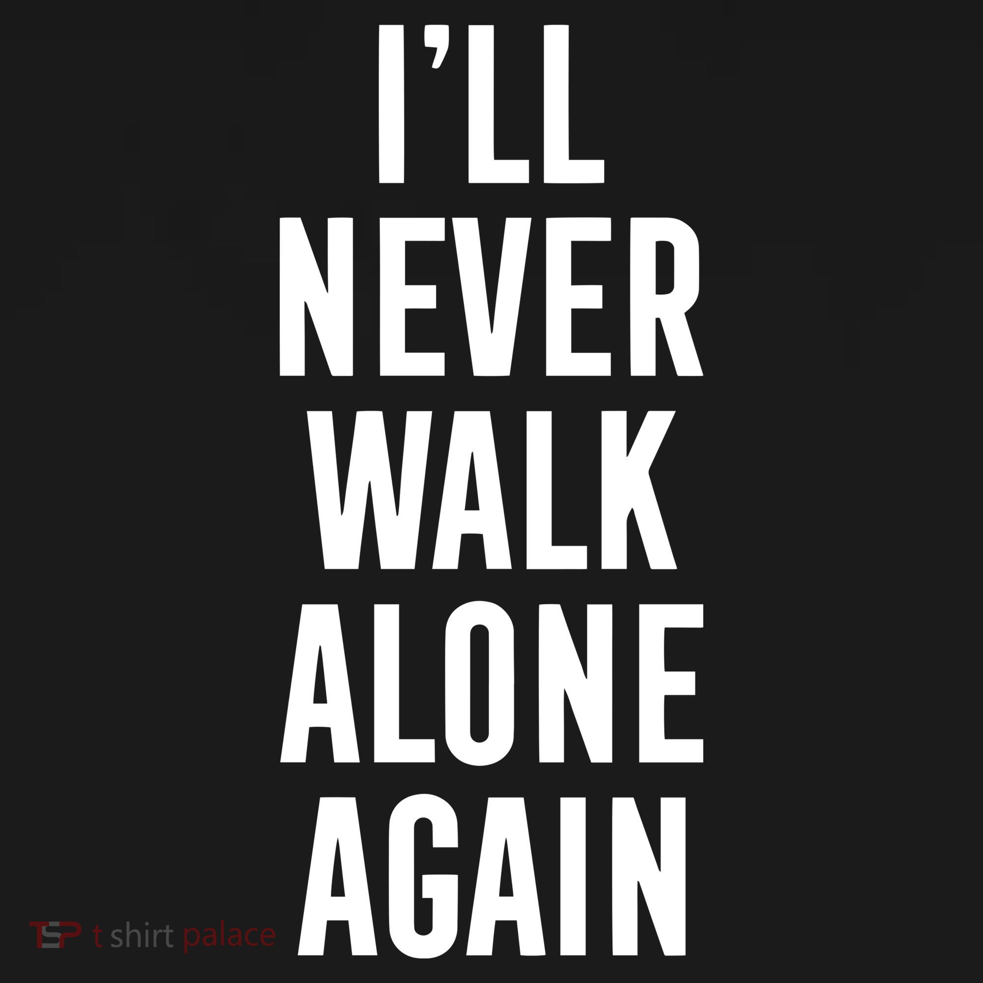 Thank You Luv ILl Never Walk Alone Again Backpack