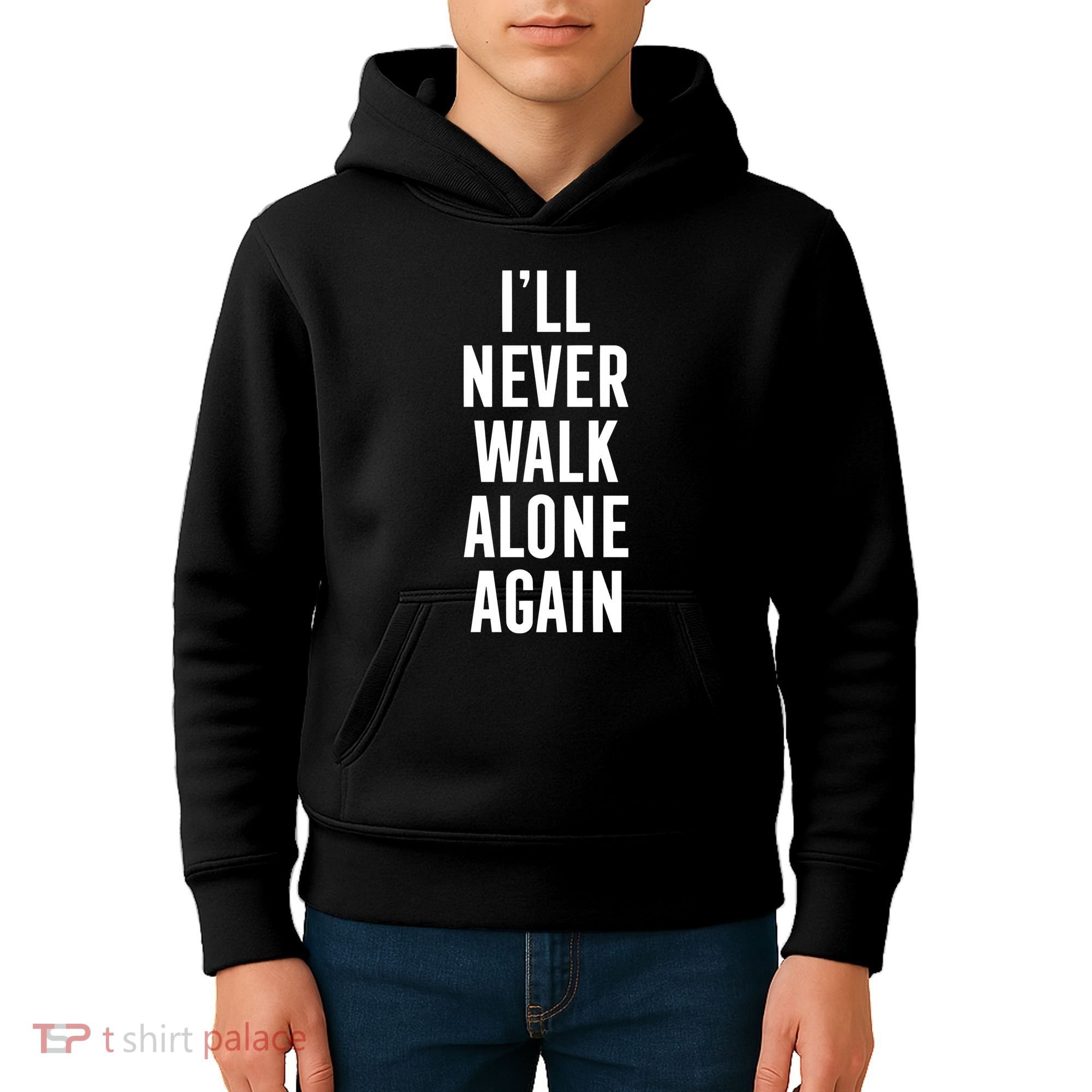 Thank You Luv ILl Never Walk Alone Again Kids Hoodie