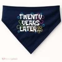 Twenty Years Later Funny 20th Birthday Gift USA-Made Doggie Bandana thumb 0